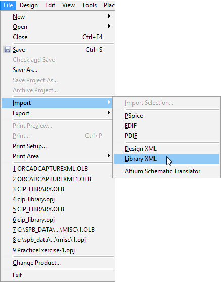 Importing a Design from OrCAD into Altium Designer