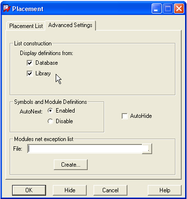 OrCAD-Place-checkbox